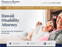 Tablet Screenshot of hawaiisocialsecurity.com